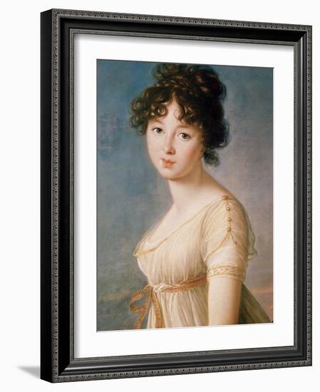 Princess Aniela Angelique Czartoryska Nee Radziwill, 1802-Elisabeth Louise Vigee-LeBrun-Framed Giclee Print