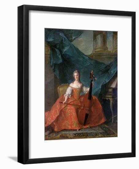 Princess Anne Henriette of France (1727-175)-Jean-Marc Nattier-Framed Giclee Print