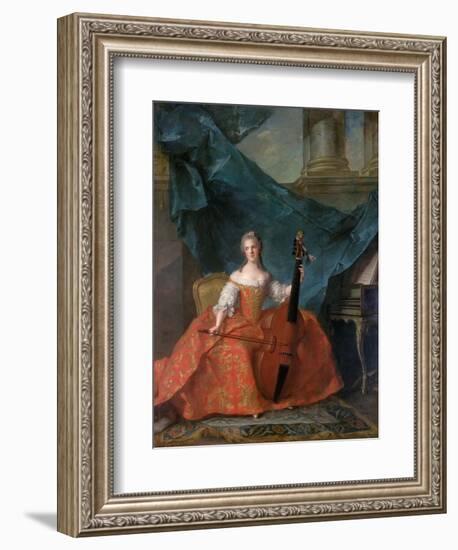 Princess Anne Henriette of France (1727-175)-Jean-Marc Nattier-Framed Giclee Print