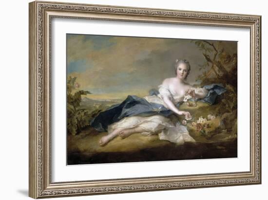 Princess Anne Henriette of France (1727-175)-Jean-Marc Nattier-Framed Giclee Print