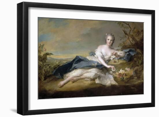 Princess Anne Henriette of France (1727-175)-Jean-Marc Nattier-Framed Giclee Print