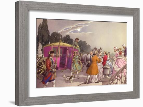 Princess Augusta, About to Give Birth, Was Bundled into a Coach-Pat Nicolle-Framed Giclee Print