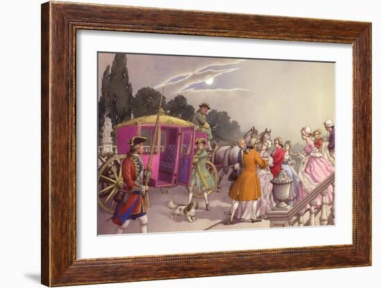 Princess Augusta, About to Give Birth, Was Bundled into a Coach-Pat Nicolle-Framed Giclee Print