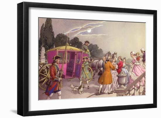 Princess Augusta, About to Give Birth, Was Bundled into a Coach-Pat Nicolle-Framed Giclee Print