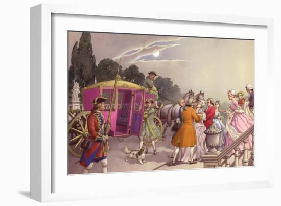 Princess Augusta, About to Give Birth, Was Bundled into a Coach-Pat Nicolle-Framed Giclee Print