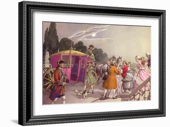 Princess Augusta, About to Give Birth, Was Bundled into a Coach-Pat Nicolle-Framed Giclee Print