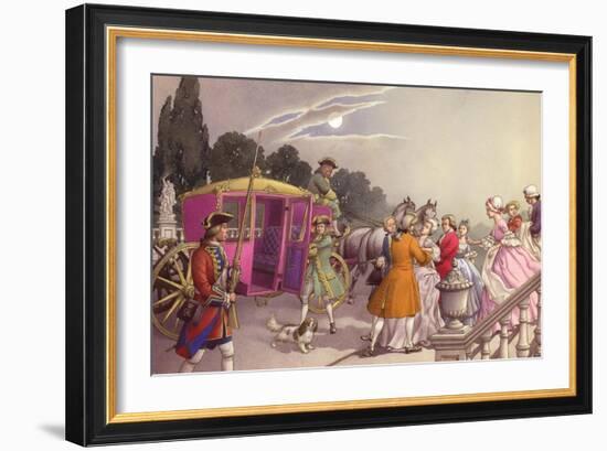 Princess Augusta, About to Give Birth, Was Bundled into a Coach-Pat Nicolle-Framed Giclee Print