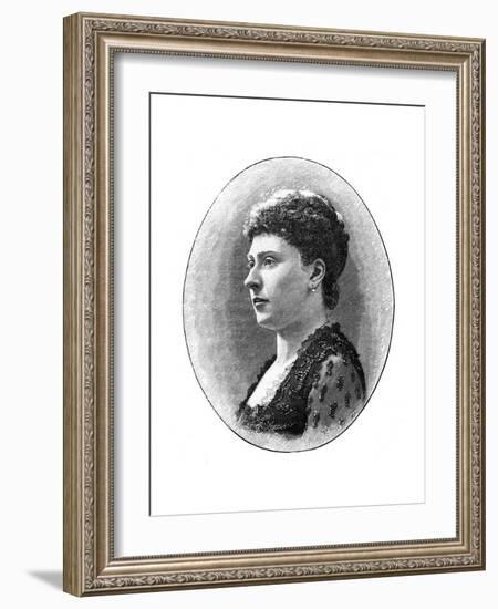 Princess Beatrice, Youngest Daughter of Queen Victoria, 1900-Hughes & Mullins-Framed Giclee Print