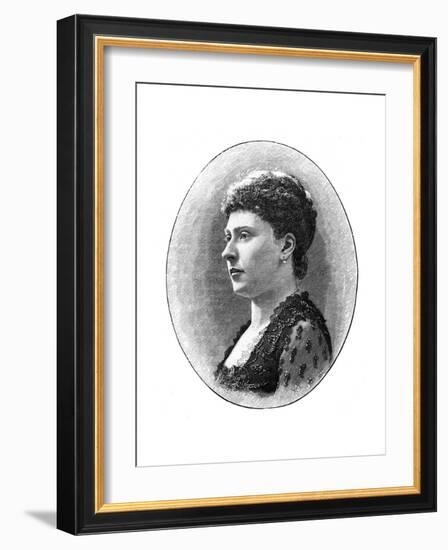 Princess Beatrice, Youngest Daughter of Queen Victoria, 1900-Hughes & Mullins-Framed Giclee Print