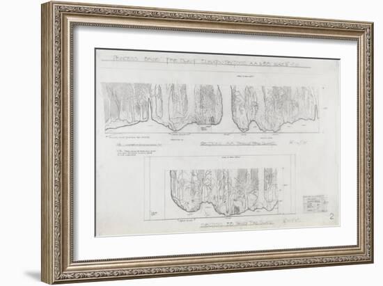 Princess Bride the Movie: Fire Swamp Illustration-null-Framed Art Print