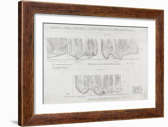 Princess Bride the Movie: Fire Swamp Illustration-null-Framed Art Print