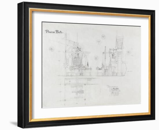 Princess Bride the Movie: The Machine Illustration-null-Framed Premium Giclee Print