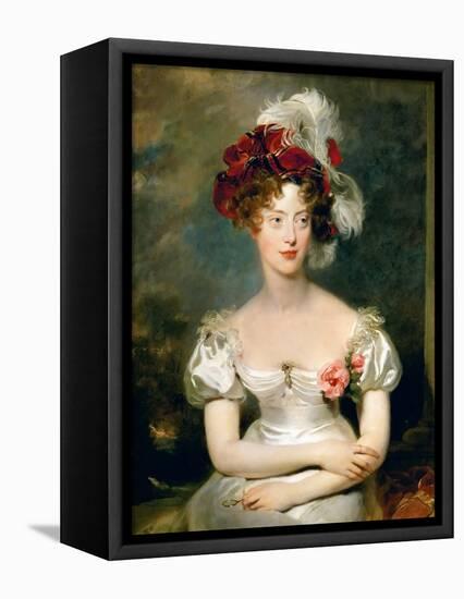 Princess Caroline of Naples and Sicily (1798-187), Duchesse De Berry-Thomas Lawrence-Framed Premier Image Canvas