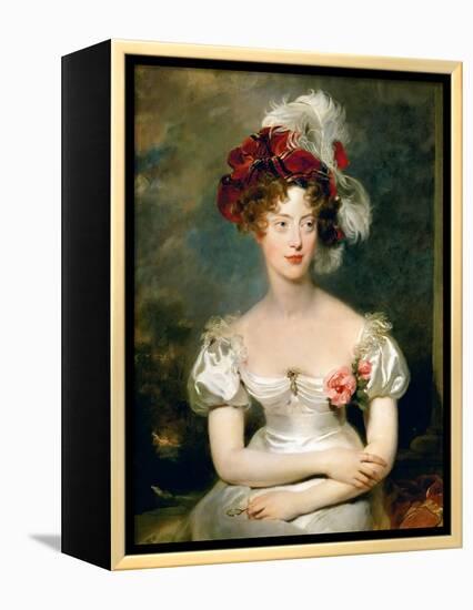 Princess Caroline of Naples and Sicily (1798-187), Duchesse De Berry-Thomas Lawrence-Framed Premier Image Canvas