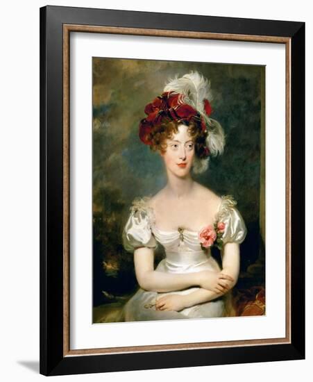 Princess Caroline of Naples and Sicily (1798-187), Duchesse De Berry-Thomas Lawrence-Framed Giclee Print