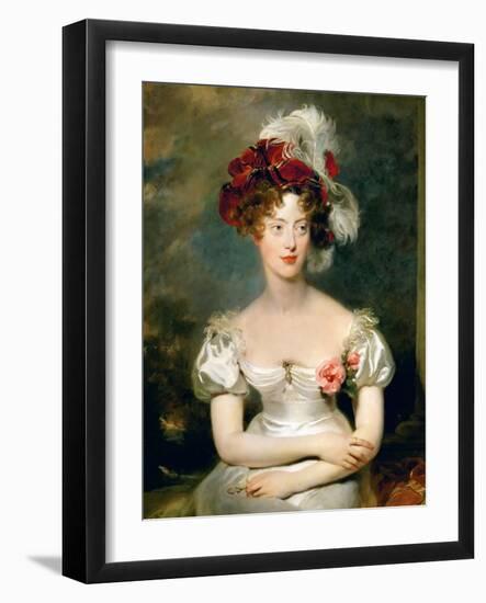 Princess Caroline of Naples and Sicily (1798-187), Duchesse De Berry-Thomas Lawrence-Framed Giclee Print