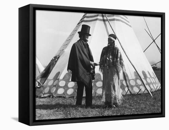 Princess Dawn Mist and Lincoln-null-Framed Premier Image Canvas