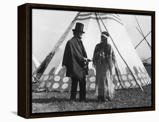 Princess Dawn Mist and Lincoln-null-Framed Premier Image Canvas