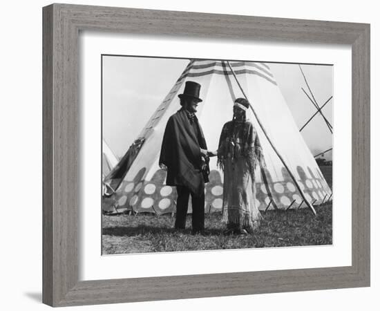 Princess Dawn Mist and Lincoln-null-Framed Photographic Print