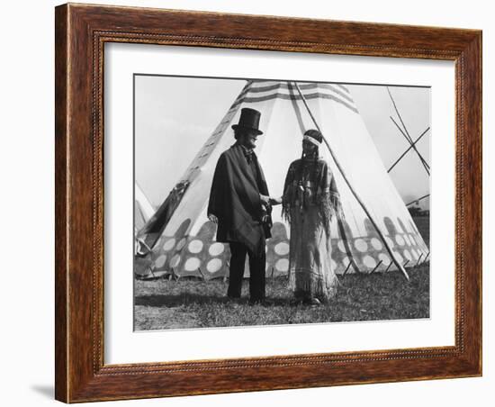 Princess Dawn Mist and Lincoln-null-Framed Photographic Print