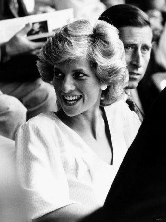 'Princess Diana and Prince Charles at Live Aid Concert 1985. Wembley ...