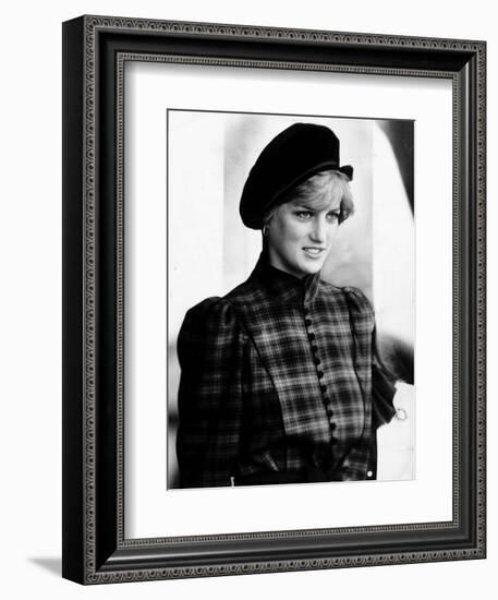 Princess Diana at Braemar For Highland Gathering September 1981-null-Framed Photographic Print