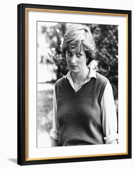 Princess Diana Before Marrying the Prince of Wales September 1980--Framed Photographic Print