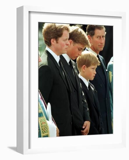 Princess Diana Funeral, September 6th 1997-null-Framed Photographic Print