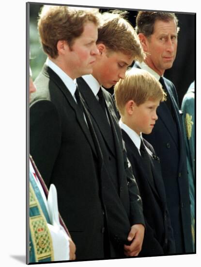 Princess Diana Funeral, September 6th 1997-null-Mounted Photographic Print