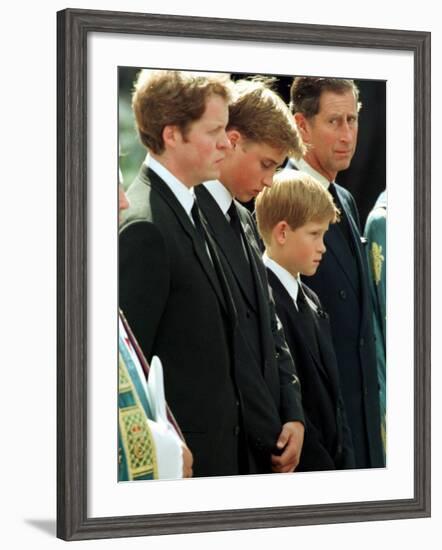 Princess Diana Funeral, September 6th 1997-null-Framed Photographic Print