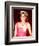 Princess Diana in Australia at the State Reception at Brisbane Wearing a Pink Dress and Tiara-null-Framed Photographic Print