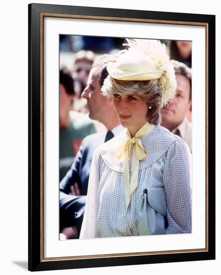 Princess Diana in Canada on Prince Edward Island June 1983-null-Framed Photographic Print