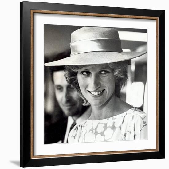 Princess Diana of Wales Visit to Open the Fisher Price Toy Factory in Peterlee--Framed Photographic Print