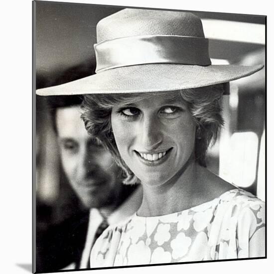 Princess Diana of Wales Visit to Open the Fisher Price Toy Factory in Peterlee-null-Mounted Photographic Print
