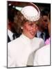 Princess Diana Opens the World Travel Market in Olympia November 1985-null-Mounted Photographic Print