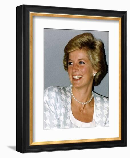 Princess Diana Patron of the British Lung Foundation-null-Framed Photographic Print