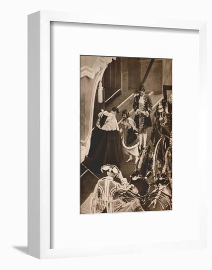 Princess Elizabeth arriving for the Coronation of her parents', 1937-Unknown-Framed Photographic Print