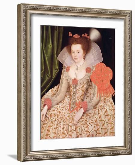 Princess Elizabeth, Daughter of James I, 1612-Marcus Gheeraerts-Framed Giclee Print