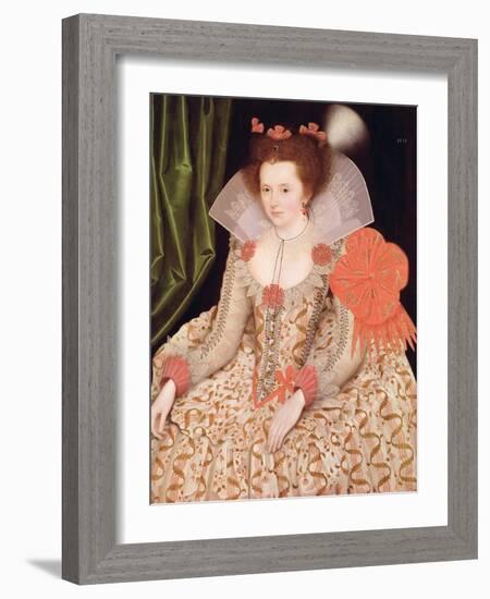 Princess Elizabeth, Daughter of James I, 1612-Marcus Gheeraerts-Framed Giclee Print