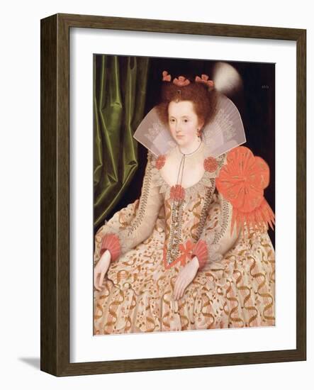 Princess Elizabeth, Daughter of James I, 1612-Marcus Gheeraerts-Framed Giclee Print