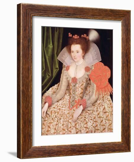 Princess Elizabeth, Daughter of James I, 1612-Marcus Gheeraerts-Framed Giclee Print