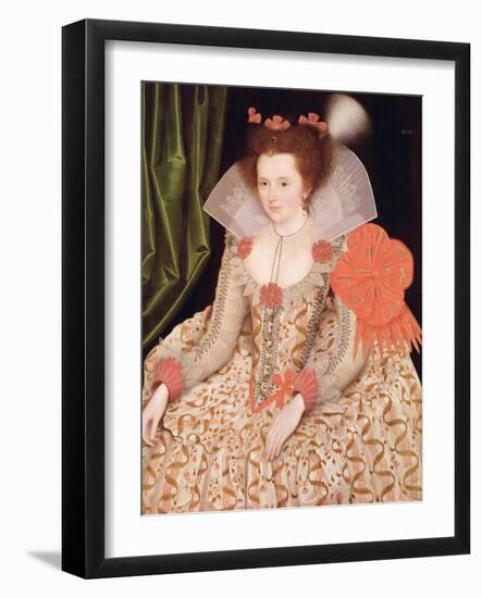 Princess Elizabeth, Daughter of James I, 1612-Marcus Gheeraerts-Framed Giclee Print