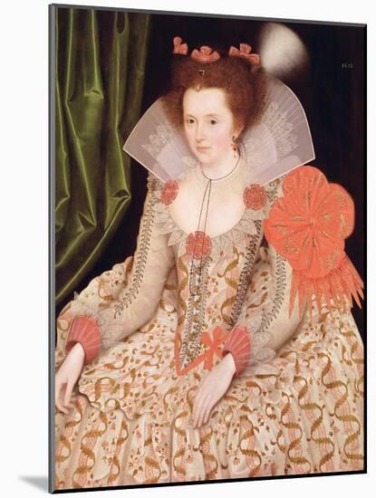 Princess Elizabeth, Daughter of James I, 1612-Marcus Gheeraerts-Mounted Giclee Print