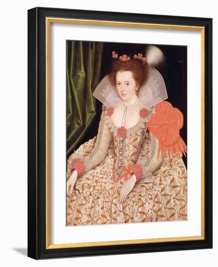 Princess Elizabeth, Daughter of James I, 1612-Marcus Gheeraerts-Framed Giclee Print