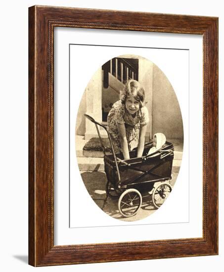 Princess Elizabeth, Future Queen Elizabeth II of Great Britain, Windsor, 1930S-null-Framed Giclee Print