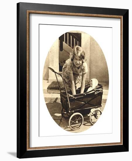 Princess Elizabeth, Future Queen Elizabeth II of Great Britain, Windsor, 1930S-null-Framed Giclee Print