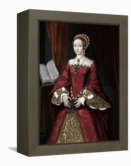 Princess Elizabeth, later Queen', c1547, (1902)-Unknown-Framed Premier Image Canvas