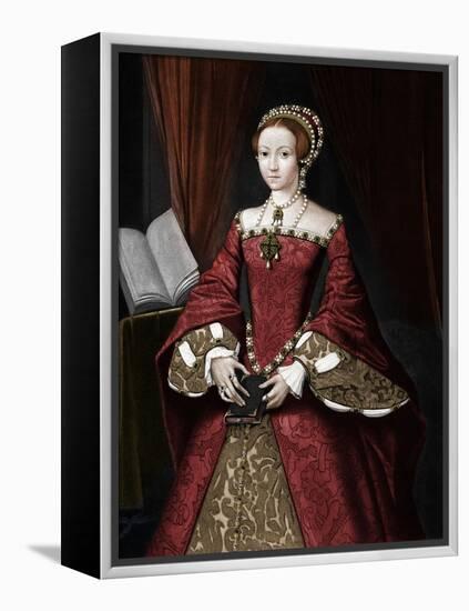 Princess Elizabeth, later Queen', c1547, (1902)-Unknown-Framed Premier Image Canvas