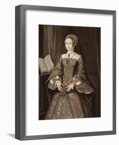 Princess Elizabeth, Later Queen, C1547-null-Framed Giclee Print