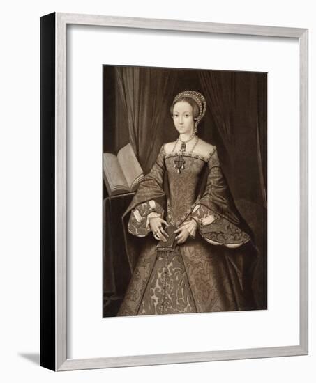 Princess Elizabeth, Later Queen, C1547-null-Framed Giclee Print